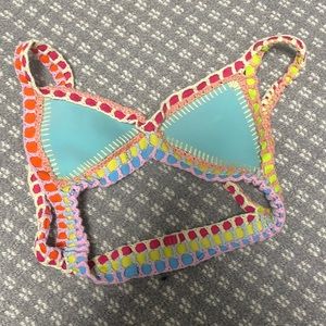Crochet reversible triangle bikini